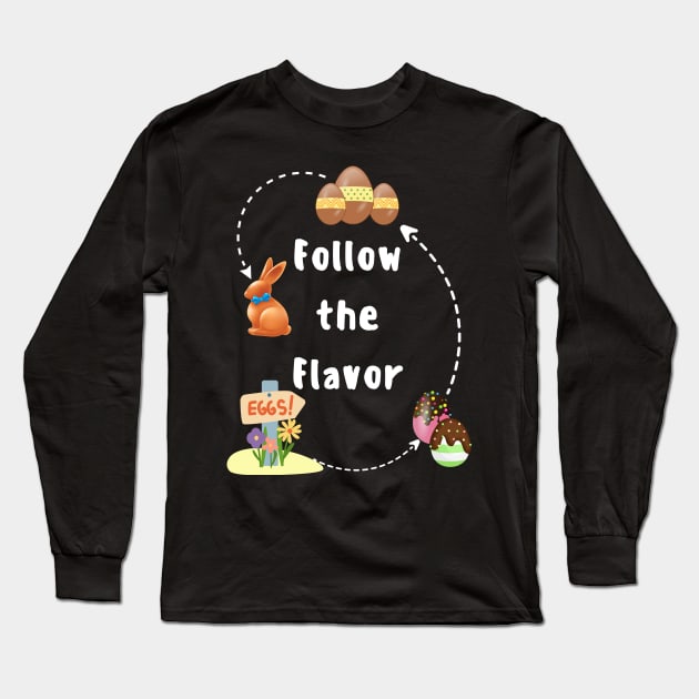 Easter egg hunt saying funny chocolate egg lover Easter egg search Long Sleeve T-Shirt by Artstastic